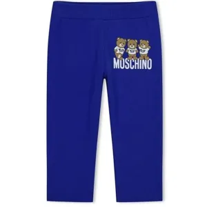 Moschino Baby Boys Logo Pants in Blue 2A Surf