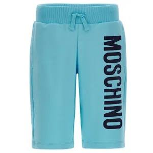 Moschino Boys Shorts Blue 10A Tropical