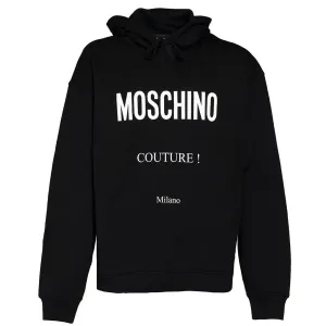 Moschino Boys Couture Hoodie in Black 10A