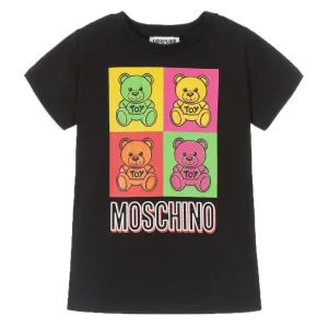 Moschino Boys 3D Effect Bear T-shirt Black 8Y