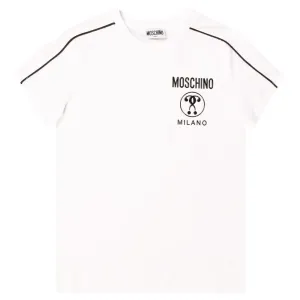 Moschino Boys Cotton T-shirt White 4Y