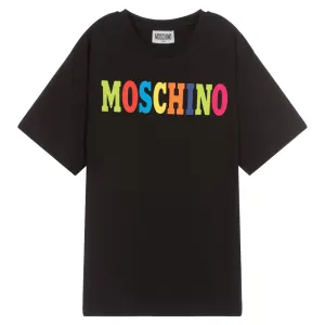 Moschino Boys Logo T-shirt Black 10Y #379253