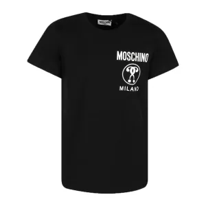 Moschino Boys Logo T-shirt Black 10Y #502474