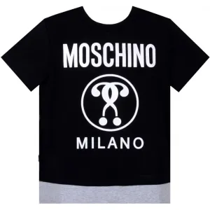 Moschino Boys Milano T-shirt Black 8 Years