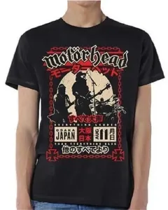 Motörhead Camiseta de manga corta Loud in Osaka Unisex Black XL