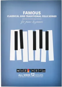 Muziker Famous Classical and Traditional Folk Songs Music Book