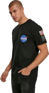 NASA Camiseta de manga corta Insignia Logo Black S