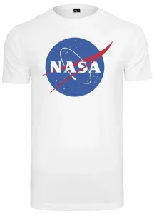 NASA Camiseta de manga corta Logo Blanco L