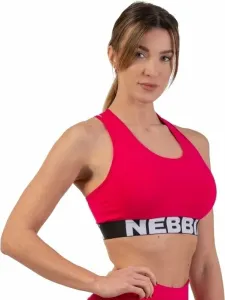 Nebbia Medium Impact Cross Back Sports Bra Pink S Ropa interior deportiva
