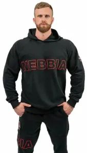 Nebbia Long Pullover Hoodie Legacy Black L Sudadera fitness