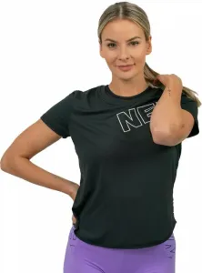 Nebbia FIT Activewear Functional T-shirt with Short Sleeves Black L Camiseta deportiva