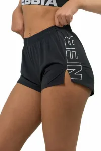 Nebbia FIT Activewear Smart Pocket Shorts Black L Pantalones deportivos
