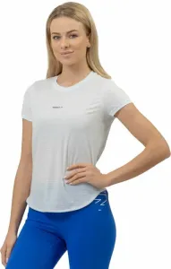 Nebbia FIT Activewear T-shirt “Airy” with Reflective Logo Blanco S