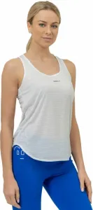 Nebbia FIT Activewear Tank Top “Airy” with Reflective Logo Blanco L Camiseta deportiva