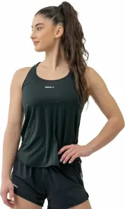 Nebbia FIT Activewear Tank Top “Airy” with Reflective Logo Black L Camiseta deportiva