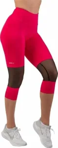 Nebbia High-Waist 3/4 Length Sporty Leggings Pink L Pantalones deportivos