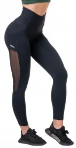 Nebbia High-Waist Mesh Black S Pantalones deportivos
