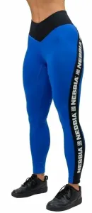 Nebbia High Waisted Side Stripe Leggings Iconic Azul L Pantalones deportivos