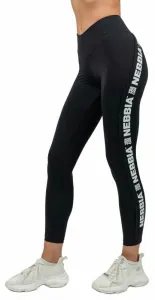 Nebbia High Waisted Side Stripe Leggings Iconic Black M Pantalones deportivos