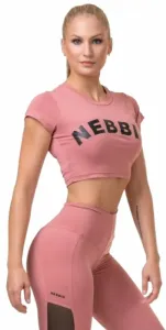 Nebbia Short Sleeve Sporty Crop Top Old Rose M Camiseta deportiva