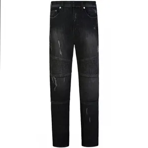 Neil Barrett Men's Regular Rise Black Jeans 34 32