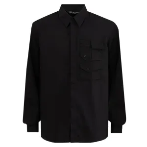 Neil Barrett Mens Military Pocket Shirt Black M