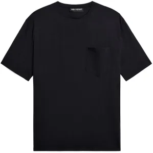 Neil Barrett Men's T-shirt Chest Pocket Black L