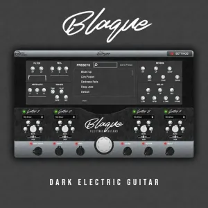 New Nation Blaque - Dark Electric Guitar Software de estudio de instrumentos VST (Producto digital)