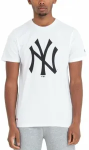 New York Yankees MLB Team Logo Blanco XL Camiseta de manga corta