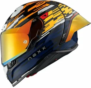 Nexx X.R3R Glitch Racer Orange/Blue XS Casco