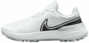 Nike Infinity Pro 2 Mens Golf Shoes White/Pure Platinum/Wolf Grey/Black 42,5 Calzado de golf para hombres