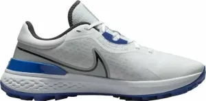 Nike Infinity Pro 2 Mens Golf Shoes White/Wolf Grey/Game Royal/Black 42,5 Calzado de golf para hombres