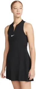 Nike Dri-Fit Advantage Womens Tennis Dress Black/White L Vestido de tenis