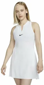 Nike Dri-Fit Advantage Womens Tennis Dress White/Black M Vestido de tenis