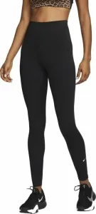 Nike Dri-Fit One Womens High-Rise Leggings Black/White L Pantalones deportivos