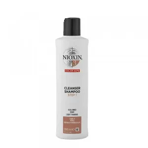 System 3 Cleanser Shampooing purifiant cheveux colorés fins - Nioxin Champú 300 ml
