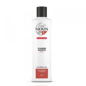 System 4 Cleanser Shampooing purifiant cheveux colorés très fins - Nioxin Champú 300 ml