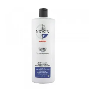 System 6 Cleanser Shampooing purifiant cheveux traités très fins - Nioxin Champú 1000 ml