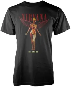 Nirvana Camiseta de manga corta In Utero Black L