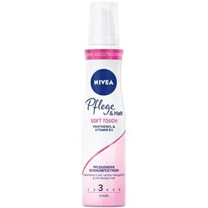 Nivea Espuma fijadora cosmética fuerte Soft Touch cuidado y fijación 2 150 ml