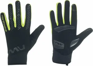 Northwave Active Gel Glove Black/Yellow Fluo L Guantes de ciclismo