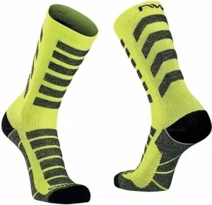 Northwave Husky Ceramic High Sock Yellow Fluo S Calcetines de ciclismo