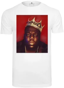 Notorious B.I.G. Camiseta de manga corta Crown Blanco M