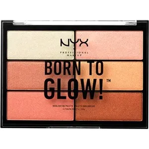 NYX Professional Makeup Born To Glow Highlighter Palette 2 1 Stk
