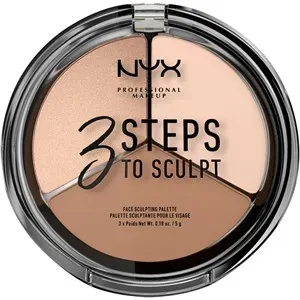 NYX Professional Makeup Facial make-up Powder 3 Step To Sculpt Face Sculpting Palette Medium 5 g