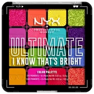 NYX Professional Makeup Ultimate Shadow Palette I Know That's Bright 2 12.80 g
