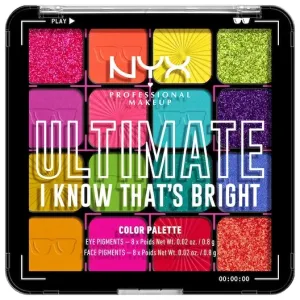 NYX Professional Makeup Ultimate Shadow Palette I Know That's Bright 2 12.8 g
