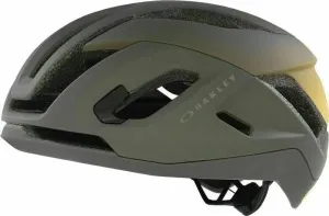 Oakley ARO5 Race Europe Dark Gray/Light Curry M Casco de bicicleta