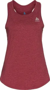 Odlo Women's Run Easy Tank Holly Berry Melange L Camisetas sin mangas para correr
