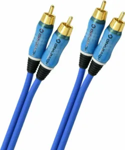 Oehlbach BEAT! 2 m Azul Cable de audio Hi-Fi